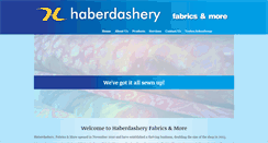 Desktop Screenshot of haberdasheryfabricsandmore.com
